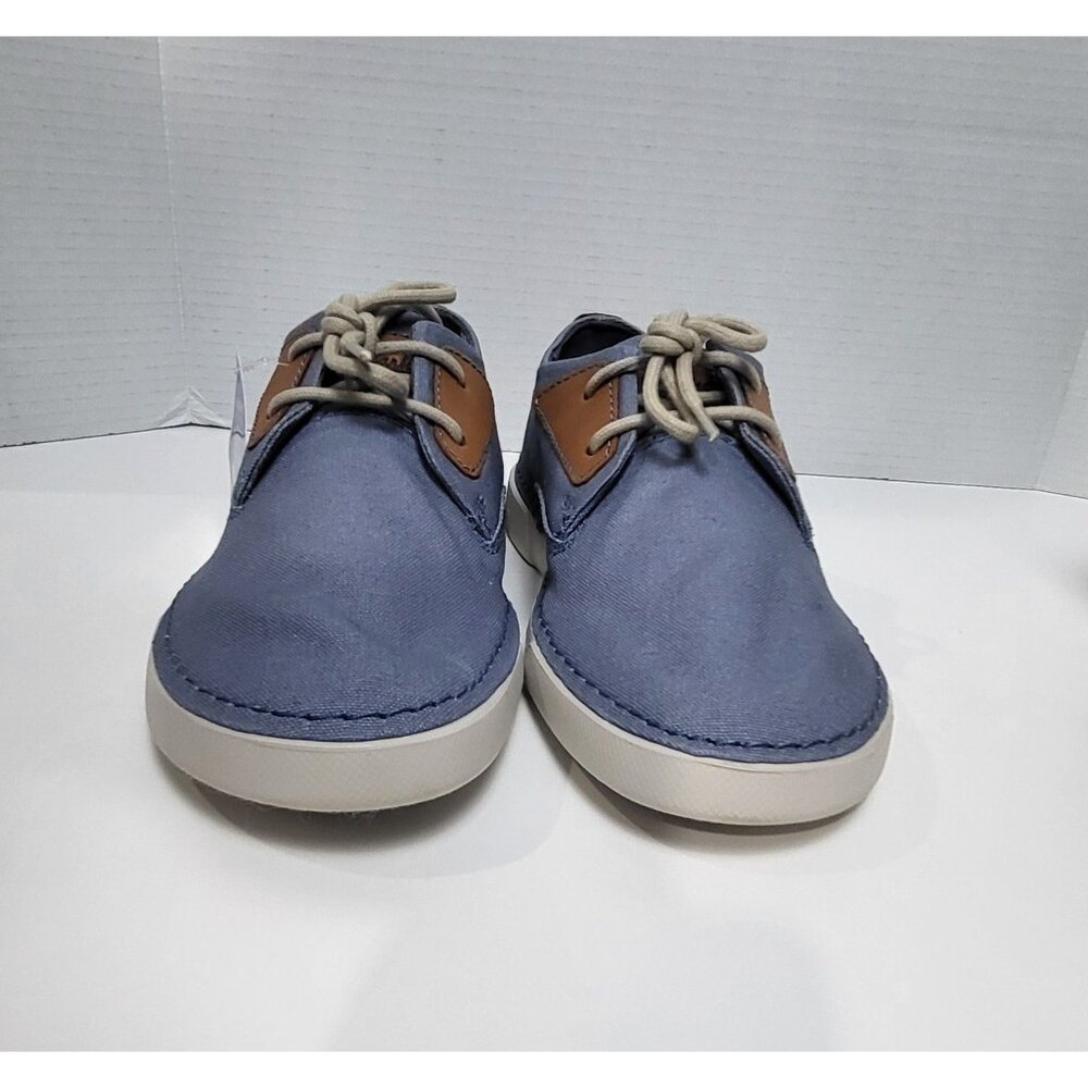 Clarks Gereld Tie Blue Mens Casual Shoes Size 8.5 - Picture 4 of 10